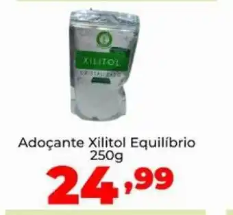 Adoçante xilitol equilíbrio