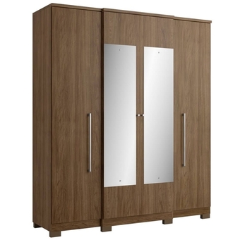 Benoit Guarda roupa / roupeiro casal thb splendore glass 4 portas 2 gavetas oferta