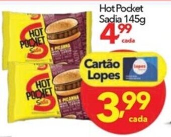Lopes Supermercados Hot Pocket Sadia 145g oferta