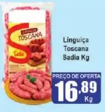 Higa's Supermercado Linguiça Toscana Sadia 1kg oferta