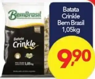 Lopes Supermercados Batata Crinkle Bem Brasil 1,05kg oferta