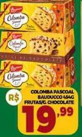 Supermercado Padrão Colomba pascoal bauducco frutas chocolate oferta