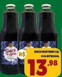 Supermercado Padrão Suco mosteiro uva integral oferta