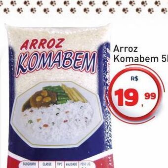 Tonin Superatacado Arroz komabem 5kg oferta