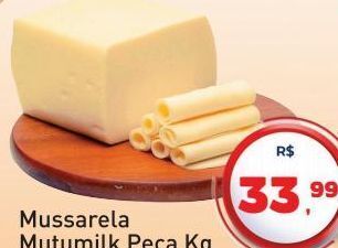 Tonin Superatacado Mussarela mutumilk peça kg (exceto bandeja oferta