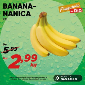Dia Banana Nanica 1kg oferta