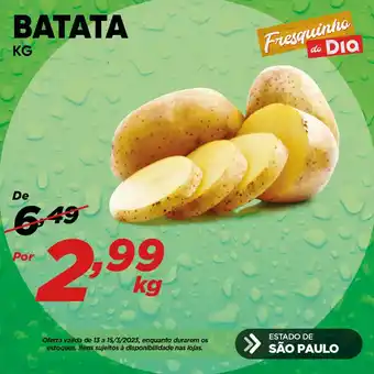 Dia Batata 1kg oferta