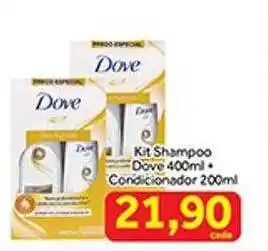 Kit shampoo dove + condicionador