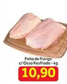 Peito de farngo c osso resfriado