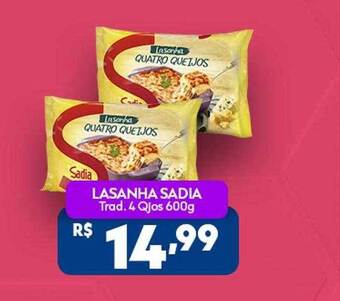 SuperPrix Lasanha sadia trad. 4 qjos oferta
