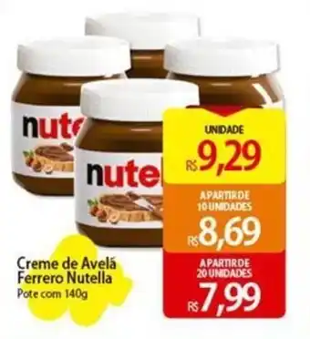 Creme de Avelá Ferrero Nutella 140g
