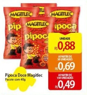 Atacadão Pipoca doce Magitlec 40g oferta