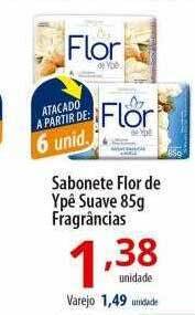 Akki Atacadista Sabonete flor de ypê suave fragrâncias oferta