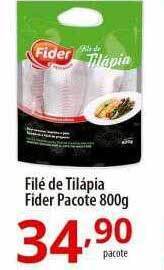 Akki Atacadista Filé de tilápia fider pacote oferta