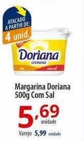 Margarina doriana com sal