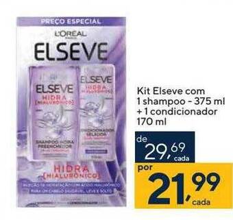Coop Kit elseve com 1 shampoo + 1 condicionador oferta