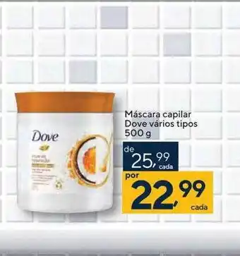 Coop Máscara capilar dove vários tipos oferta
