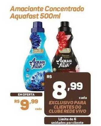 Amaciante concentrado aquafast