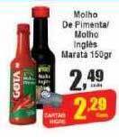 Higa's Supermercado Molho de pimenta molho inglês maratá oferta