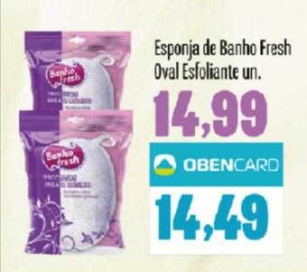 Rede Top Esponja de banho fresh oval esfoliante un. oferta