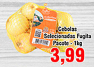 Cebolas Selecionades Fugita Pacote 1kg