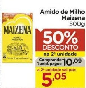 Carrefour Amido de Milho Maizena 500g oferta