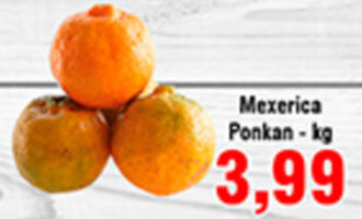 Shibata Supermercados Mexerica Ponkan 1kg oferta