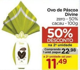 Ovo de Páscoa Divine 100g