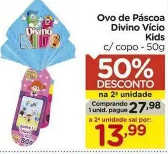 Carrefour Ovo de Páscoa Divino Vício kids 50g oferta