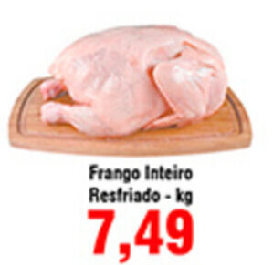 Shibata Supermercados Frango Inteiro Resfriado 1kg oferta