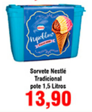 Shibata Supermercados Sorvete Nestle Tradicional 1.5L oferta