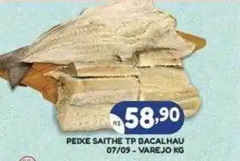 Bramil Supermercados Peixe saithe bacalhau - verejo kg oferta
