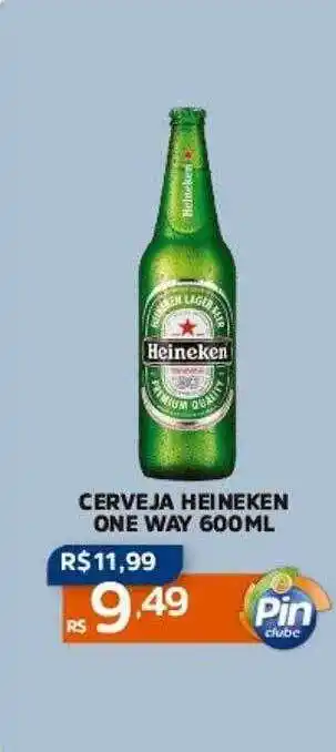 Pinheiro Supermercado Cerveja heineken one way oferta