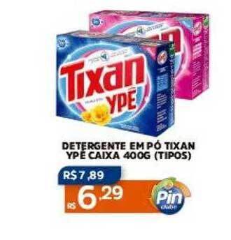 Pinheiro Supermercado Detergente em pó tixan ypê caixa tipos oferta