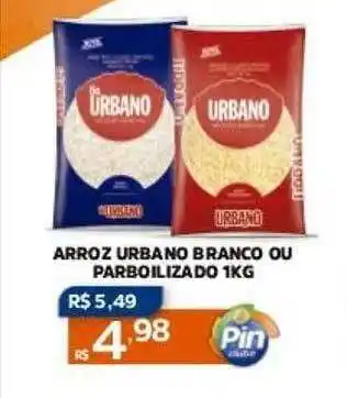 Arroz urbano branco ou parboilizado