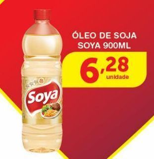 Roldão Óleo de soja soya 900ml oferta