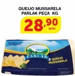 Roldão Queijo mussarela parlak kg oferta