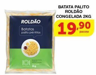 Roldão Batata palito roldão congelada 2kg oferta