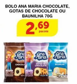 Roldão Bolo ana maria 70g oferta