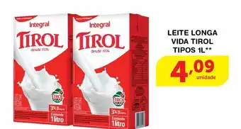 Leite longa vida tirol 1l