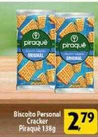 Coelho Diniz Biscoito personal cracker piraquê oferta