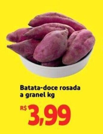 Extra Supermercado Batata doce rosada a granel 1kg oferta