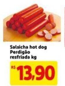 Extra Supermercado Salsicha Hot Dog Perdigão Resf. 1kg oferta