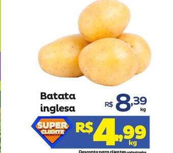 Super Lagoa Batata inglesa oferta
