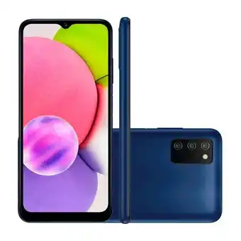 Fujioka Smartphone samsung galaxy a03s, azul, tela de 6.5", 4gb ram | 64gb oferta