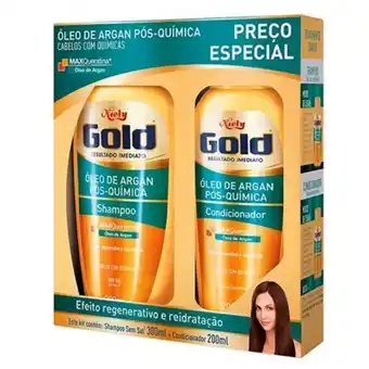 Nagumo Kit niely gold pós química shampoo + condicionador oferta