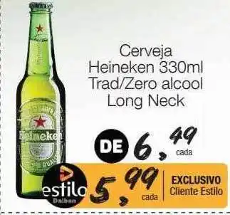Supermercado Dalben Cerveja heineken trad-zero alcool long neck oferta