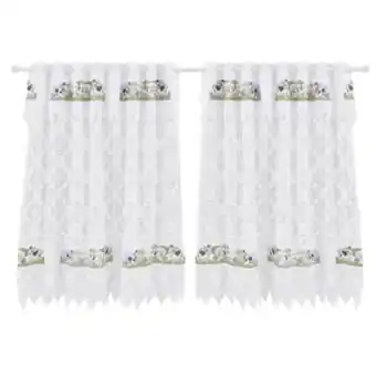 Leroy Merlin Cortina mini lady branco 2,20x1,20m 2 folhas beija flor oferta