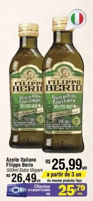Fort Atacadista Azeite Italiano Flippo Berio 500ml oferta