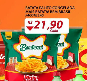 Assaí Atacadista Batata Palito Congelada Mais Batata Bem Brasil 2kg oferta